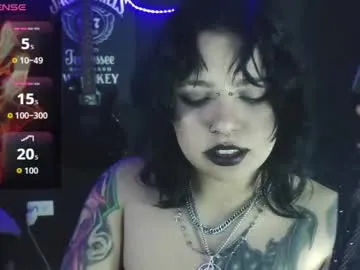 jessie_wild — Snap your fingers [25] #goth  #tattoo  #smoke   #halloween #mistress